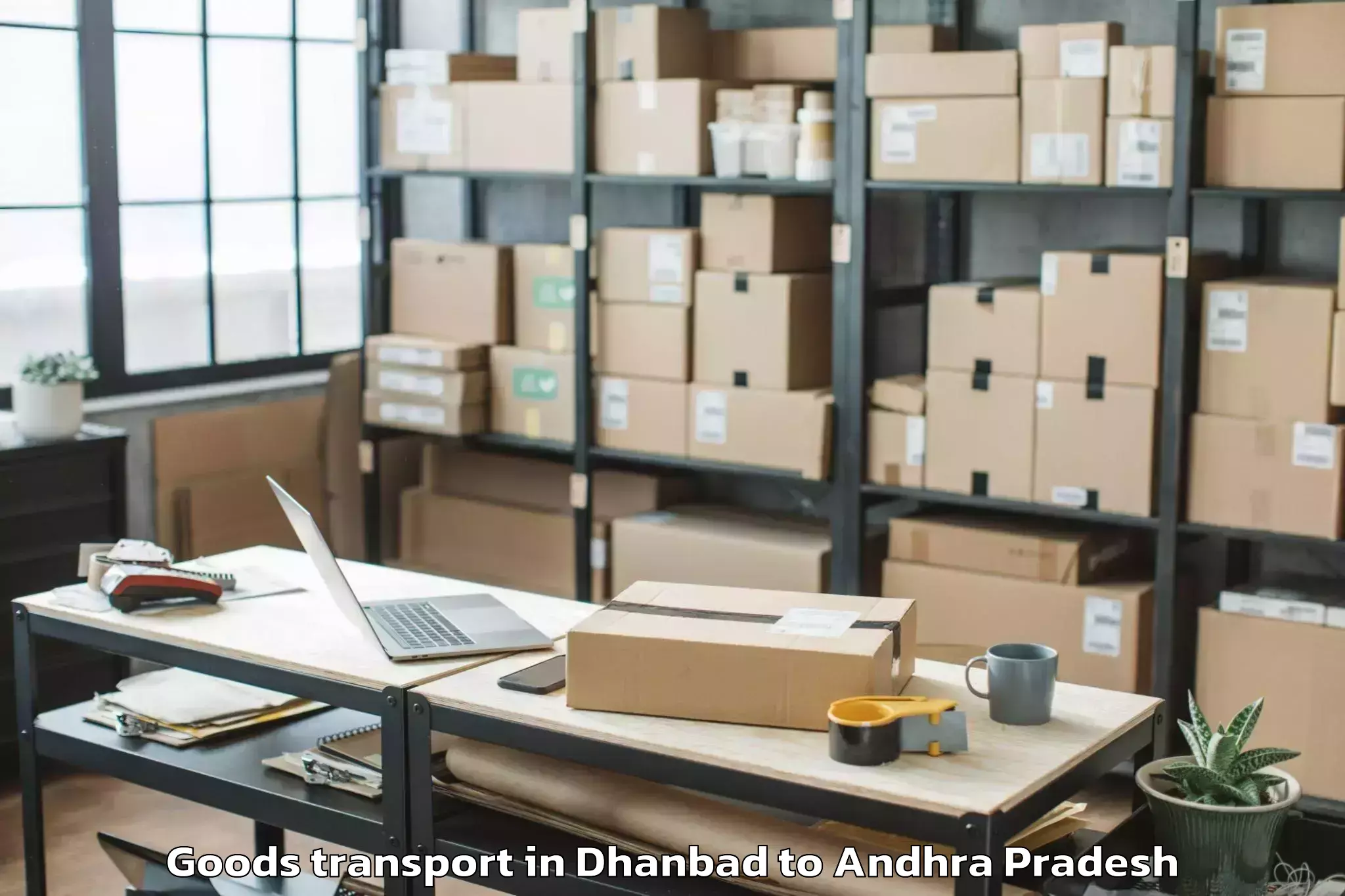 Quality Dhanbad to Vatsavai Goods Transport